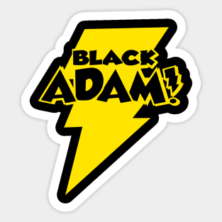 BLACK ADAM - 1 Color GOLD Sticker